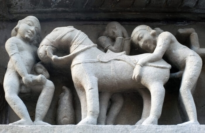 Hindu Bestiality Statue